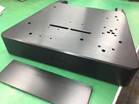 Sistem Audio Home Theater DIY, Casing Amplifier CNC Berbahan Aluminium, Tahan Api, Tahan Air, Kotak Outlet Pemasangan Depan, IP54