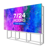Panel Samsung de 49, 55 y 65 Pulgadas con Bisel de 3.5mm, Pantalla Publicitaria 4K UHD, Pantalla LCD para Video, TV de Pared con Función de Empalme