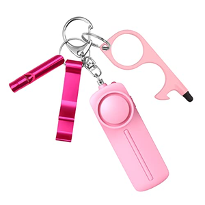 Alarma de Bolsillo de Seguridad de 130db con Batería AAA, Alarma SOS, Alarma de Pánico, Alarma Personal, Llavero con Alarma - Product Image 1