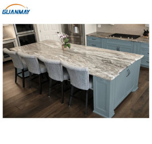 Mármol marrón fantasía de piedra natural para mesa personalizada cocina Isla Grande - Product Image 2