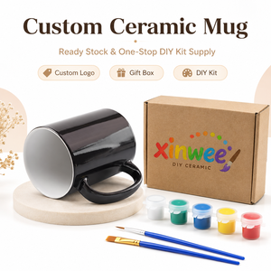 Juego de <span class=keywords><strong>Tazas</strong></span> de Cerámica Personalizadas al por Mayor, <span class=keywords><strong>Tazas</strong></span> de Café en Blanco <span class=keywords><strong>para</strong></span> <span class=keywords><strong>Pintar</strong></span>, Regalo <span class=keywords><strong>para</strong></span> Niños, Fiestas Escolares, Proveedor de Fábrica - Product Image 1