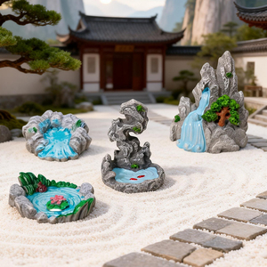 Adornos <span class=keywords><strong>de</strong></span> Jardín en Miniatura <span class=keywords><strong>de</strong></span> Resina, Rocas y Cascadas para Jardín <span class=keywords><strong>de</strong></span> Hadas, Casa <span class=keywords><strong>de</strong></span> Muñecas, Decoración <span class=keywords><strong>de</strong></span> Micropaisajes, Venta al Por Mayor - Product Image 4