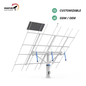 Huayue Solar Tracker-15KW HYS-28PV-144-M-3LSD Factory Direct Sales 2 Axis Solar Controller 2 Axis Solar Tracker