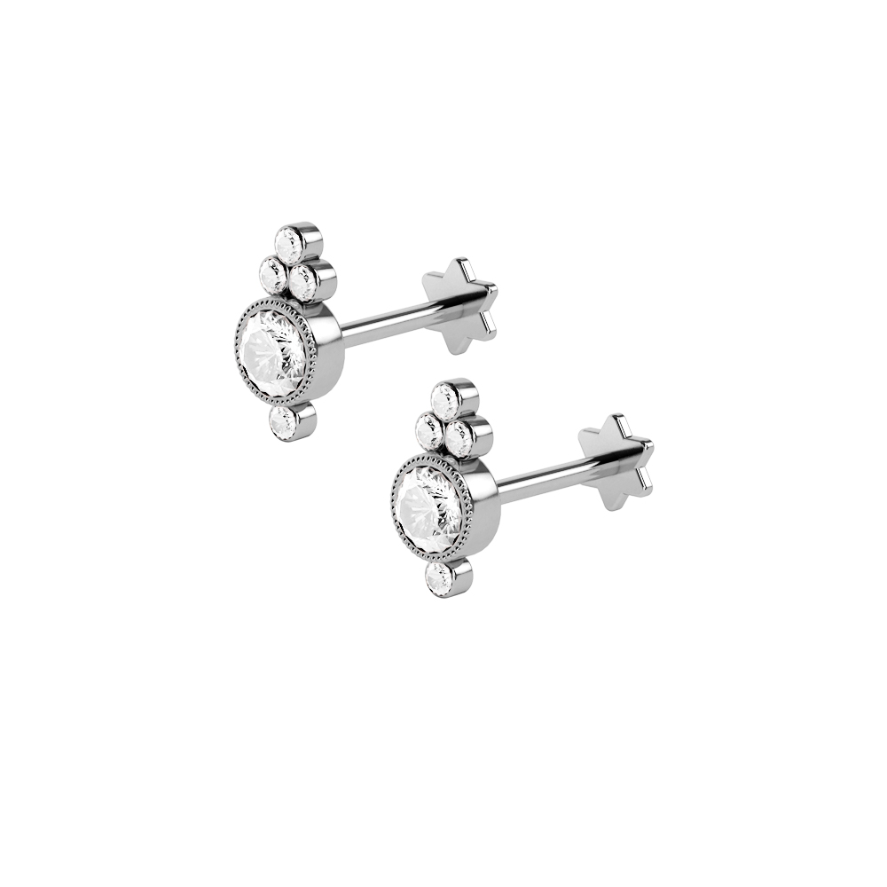 trois avec perceuse-argent