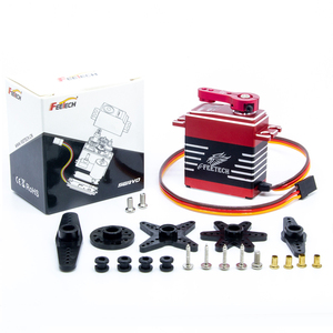 FEETECH FT5825M 25kg <span class=keywords><strong>7</strong></span>,4 V Aluminium gehäuse Stahl getriebe Digitales Servo HSP 1/8. SCALE 4WD OFF ROAD NITRO MONSTER RC TRUCK 2.4G - Product Image 4