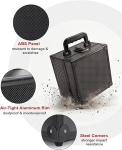 <span class=keywords><strong>Caja</strong></span> <span class=keywords><strong>de</strong></span> Almacenamiento para Tarjetas Graduadas, Estuche <span class=keywords><strong>de</strong></span> Aluminio para 56+ Tarjetas - Product Image 5