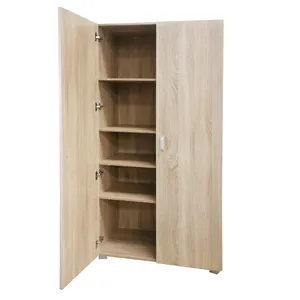 ZJH卧室家具双2门木制衣柜橱柜布艺衣柜储物衣柜