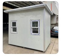 Maisons modulaires extensibles préfabriquées de conteneur, maisons portatives de conteneur de bureau de structure en acier de 20 pieds et de 40 pieds