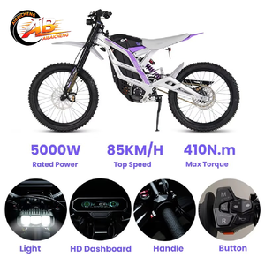 Nouvelle <span class=keywords><strong>Moto</strong></span> Tout-Terrain Falcon à Suspension Intégrale en Alliage d'Aluminium Sans Balais 72V pour Adultes, Idéale pour le Motocross et les Courses en Montagne et en Forêt - Product Image 4