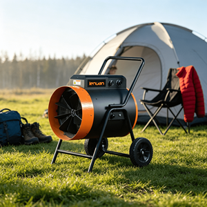 Chauffe-tente électrique compact et portable LN30KWE, sans odeur, chauffage rapide, pour le camping, chauffe-tente électrique industriel - Product Image 1