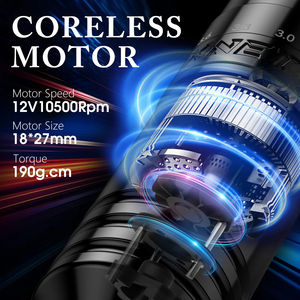 Xnet शून्य 1800mah <span class=keywords><strong>2</strong></span>.4-4.<span class=keywords><strong>2</strong></span> मिमी 7 समायोज्य स्ट्रोक पेशेवर वायरलेस टैटू पेन मशीन कलाकार शरीर कला के लिए डबल बैटरी के साथ - Product Image 4