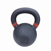 Kettlebells en fonte robustes de 4 à 48 kg – Équipement d'entraînement de résistance adapté aux séances de sport en salle de sport commerciale.