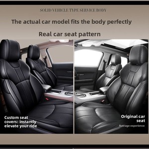 Coprisedili in Pelle di Lusso su Misura per <span class=keywords><strong>Nissan</strong></span> <span class=keywords><strong>Qashqai</strong></span> - Set Completo per Tutte le Stagioni con Garanzia di 1 Anno - Product Image 3