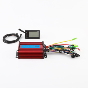 Kit WXGN200 con pantalla roja de 9 tubos + kit controlador de 9 tubos, 36V/48V/60V/72V, 450W/500W universal para bicicleta eléctrica L886 - Product Image 5