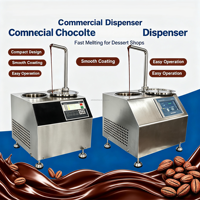 Machine à chocolat chaud professionnelle 5,5 L pour chocolat fondant en cascade et fruits (fraise)