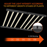 Commerciële kweeklamp 1000W bar 6-bars vol spectrum dimbare hangende plantenlamp PPF 2800umol/s LED kweeklamp