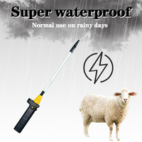 Nuevo Varilla de Control Eléctrica de 100 cm de Plástico PP Azul para Cerdos, Vacas y Ganado, Impermeable, Larga, con Iluminación, Equipo para Aves de Corral