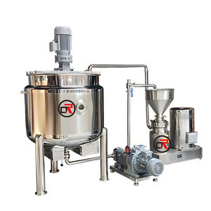 Máquina homogeneizadora de jugo de frutas 500l Calefacción Emulsificación Silo Tanque de mezcla y homogeneizador de acero inoxidable - Product Image 5
