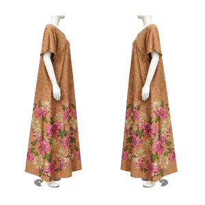 Abaya LD à manches courtes, vêtements de détente respirants conçus pour une relaxation décontractée et une douceur ultime. - Product Image 6