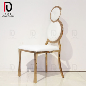 Dominar alta Silla <span class=keywords><strong>de</strong></span> boda <span class=keywords><strong>de</strong></span> Acero Inoxidable <span class=keywords><strong>base</strong></span> <span class=keywords><strong>de</strong></span> oro rosa - Product Image 4