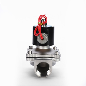 Vanne solénoïde normalement fermée en acier inoxydable 304 série 2S, 1/2 pouce, pour le contrôle de l'eau, à passage direct, température normale - Product Image 2