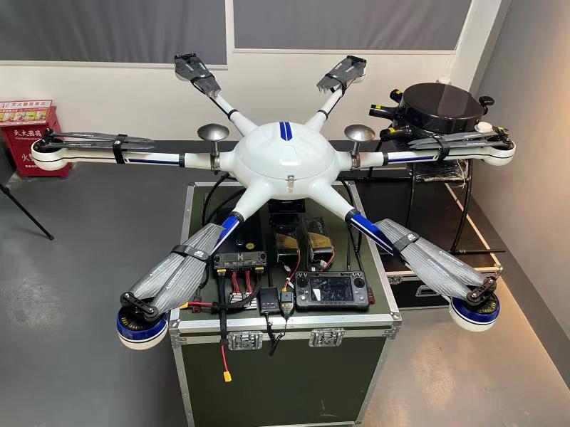 Aircraft Drone six axis and six rotor UAV