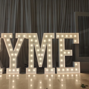 Yongnuo Lettere e Numeri da 4 Piedi, Colore Bianco Caldo, Arte Decorativa in Ferro Battuto, Design Digitale Irregolare per Molteplici Occasioni - Product Image 6