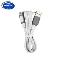 Magelei 2025 Câble de données de charge USB C vers USB3.0 blanc plat personnalisé Type C vers USB3.0 pour téléphones Nouvelle arrivée pour microphone
