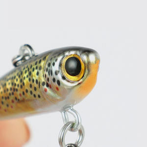 Leurres VIB peints en 3D avec de vraies écailles de poisson, course améliorée et paillettes de bruit métallique pour la pêche en eau douce et en eau salée - Product Image 3