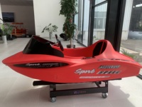 Nouveau bateau à moteur électrique en fibre de verre pour sports nautiques, avec pompe à jet et contrôleur, luxe