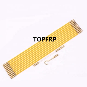 3mm 4mm 6mm Electrical Fish Tape Fiberglass Push Pull <b>Rod</b> - Product Image 3