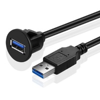USB 3.0 Panel Car Dashboard Unterputz-Verlängerung kabel für Kraftfahrzeuge