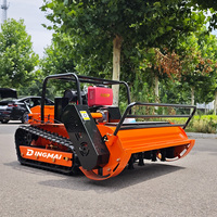 Robot tondeuse professionnel sans fil diesel haute puissance homologué CE pour arbustes et herbes hautes dans les vergers