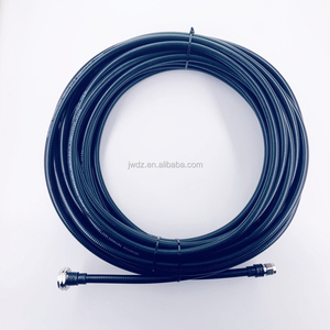 Rf konektörü N tipi erkek kare 4.3/10 Mini Din düz kelepçeler için 1/2 "Superflex telekom ağ besleyici bağlantı kablosu - Product Image 4