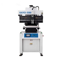 Línea de montaje LED de alta precisión, impresora de plantillas SMT, pasta de soldadura, máquina de impresión de pantalla PCB, clave de seda técnica, suministro de fábrica