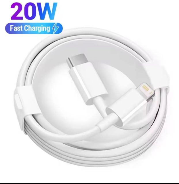 20W PD C to L Fast Charger Cable for iPhone 14 13 12 11 Pro Max X XR Plus iPad Data Sync Line