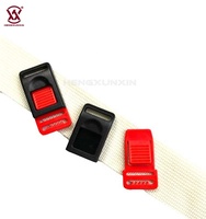 Clip flexible pour casque de moto en POM 20 mm, boucle de mentonnière à dégagement rapide, logo personnalisé pour accessoires de sac