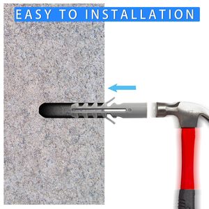 Produit phare d'usine : Cheville murale en plastique, cheville d'expansion en nylon, PE, PP, cheville pour cloison sèche, cheville pour panneau de particules - Product Image 4