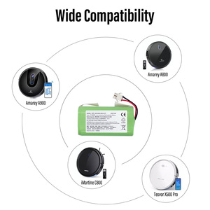 14.4V 2600mAh Li-Polymer sạch Robot cho amarey A800 A900 imartine C800 tesvor X500 Pro goovi D380 Máy hút bụi Pin - Product Image 3