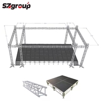 Sistema de Truss de Aluminio Plegable Portátil de Alta Calidad, Tamaño Personalizado, Certificado TUV, para Escenarios de Conciertos y Eventos, Material de Aleación de Aluminio