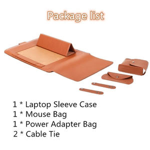 Bolsa multifuncional 3 en 1 para portátil, <span class=keywords><strong>forro</strong></span> de almacenamiento para portátil, soporte de refrigeración y alfombrilla para ratón - Product Image 5