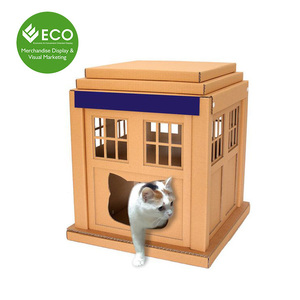 Pliable adapté aux besoins du client de Chat de Carton Ondulé de Meubles De <span class=keywords><strong>Maison</strong></span> D'animal Familier - Product Image 4