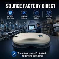 Robot de nettoyage de vitres intelligent 2800-3200Pa, nettoyeur de vitres automatique avec système de pulvérisation d'eau double, protection UPS, contrôle par application, OEM