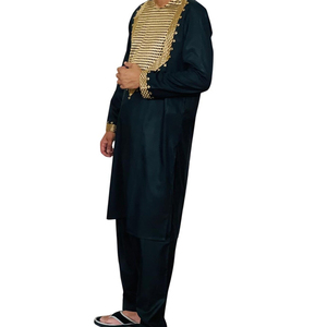 Costume Salwar en coton de style afghan pour homme, OEM ODM, vêtements traditionnels confortables, légers, respirants, pour mariage, marque privée - Product Image 3