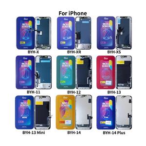 Accessoires d'usine en gros : Écran LCD de <span class=keywords><strong>remplacement</strong></span> pour <span class=keywords><strong>iPhone</strong></span> 11, XR, XS Max, 12, 13, 14 – Écran LCD Incell BYH - Product Image 1