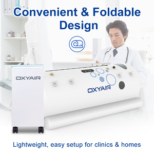 OXYAIR 1.3ATA Soft <strong>Portable</strong> Foldable <strong>Hyperbaric</strong> Oxygen <strong>Chamber</strong> 1.5ATA HBOT <strong>Chamber</strong> Cmara Hiperbrica for Home Use - Product Image 1