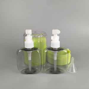 Set di Flaconi da Viaggio Ricaricabili 2 in 1 in Plastica Vuoti <span class=keywords><strong>per</strong></span> Signore, Kit di Flaconi da Viaggio Antigoccia <span class=keywords><strong>per</strong></span> Shampoo, Lozioni e <span class=keywords><strong>Liquidi</strong></span> in <span class=keywords><strong>Aereo</strong></span> - Product Image 4