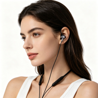 Câble audio Type-C pour écouteurs avec fonctions de contrôle audio (lecture/pause/appel), étanche IPX-4, longueur de cordon 1,2 m, vente en gros