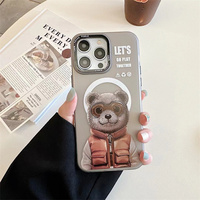Peinture personnalisée dessin animé Nimmy animaux de compagnie étui de téléphone pour iPhone 16 Pro Max magnétique souple TPU 15 Plus étui de protection pour Smartphone
