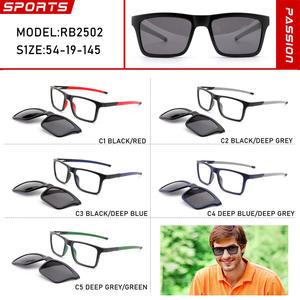 Gafas <span class=keywords><strong>de</strong></span> <span class=keywords><strong>sol</strong></span> deportivas <span class=keywords><strong>con</strong></span> logotipo personalizado TR90 <span class=keywords><strong>para</strong></span> hombre, gafas magnéticas, <span class=keywords><strong>lentes</strong></span> polarizadas, atributo óptico UV400 <span class=keywords><strong>para</strong></span> actividades al aire libre - Product Image 2